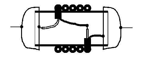 cutaway view of trap connections